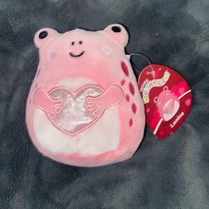 Squishmallows Lonina The Frog Valentine's Day (4.5in)